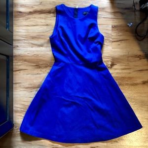 Banana Republic Blue Fit-and-Flare Dress Size 0P